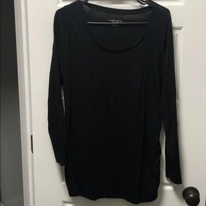 Liz Lange Black Maternity Shirt